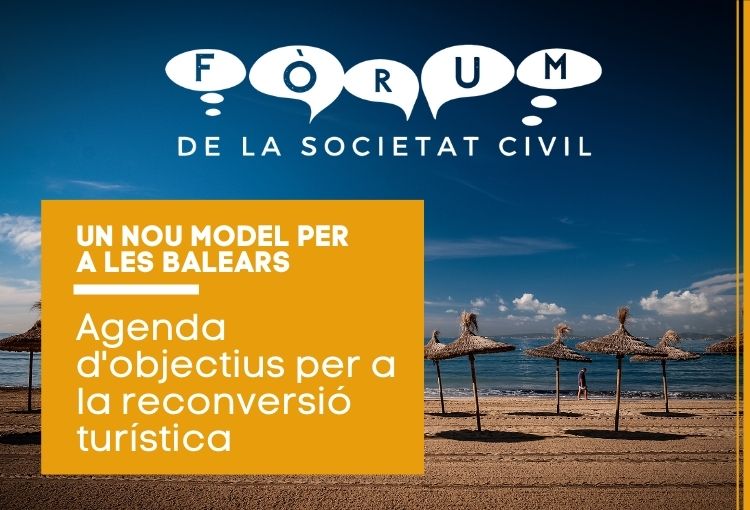 Presentació de les propostes del Fòrum de la societat civil per a la reconversió del model turístic